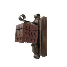 Світильник настінний дерев'яний Бра Light House LPR-20106/1W коричневий