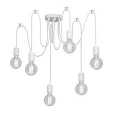 Люстра павук на шість ламп MSK Electric Spider NL 149-6W білий