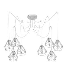 Люстра павук на вісім плафонів MSK Electric Milan NL 538-8 W