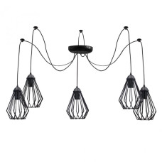 Люстра павук на п'ять плафонів MSK Electric Silvia NL 05371-5