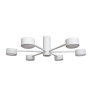 Зображення Люстра стельова MSK Electric Copter на шість круглих плафонів під лампи GX53 NL 8041-6 WH білий ИМ Light-Deco 