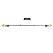 Люстра підвісна MSK Electric Asket на дві лампи Е27 NL 10320-2 BK чорна