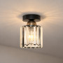 Изображение Светильник потолочный MSK Electric Brillante со стеклянным плафоном Е27 черный NL 121250 BK ИМ Light-Deco 1 