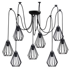Люстра павук на вісім плафонів MSK Electric Silvia NL 05371-8