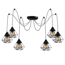 Люстра павук на шість плафонів MSK Electric Crystal NL 0535-6