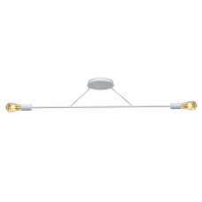 Люстра підвісна MSK Electric Asket на дві лампи Е27 NL 10320-2 WH біла