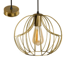Світильник підвісний Атмолайт Gloster Р270 AnticGoldL золото