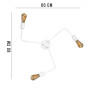 Изображение Люстра паук MSK Electric Maze лофт белого цвета NL 6060/3 W ИМ Light-Deco 1 