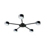 Зображення Люстра cтельова MSK Electric Space на п'ять круглих плафонів під лампи GX53 чорна NL 8040-5 BK ИМ Light-Deco 1 