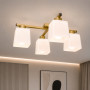 Изображение Люстра потолочная на четыре плафона MSK Electric Sakura под лампы Е27 античное золото NL 16510-4 GD ИМ Light-Deco 4 