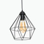 Зображення Світильник підвісний Атмолайт Crystal P235 чорний ИМ Light-Deco 