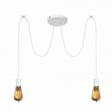 Люстра павук білий на два плафони MSK Electric Spider NL 149-2W