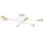 Зображення Люстра підвісна MSK Electric Asket на шість ламп Е27 NL 10320-6 WH біла ИМ Light-Deco 1 