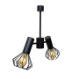 Зображення Люстра MSK Electric Diadem на два плафони Е27 чорна NL 22152-2 BK ИМ Light-Deco 1 