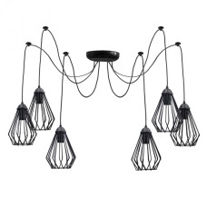 Люстра паук на шесть плафонов MSK Electric Silvia NL 05371-6