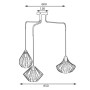 Зображення Люстра підвісна в стилі лофт на три плафони MSK Electric Union NL 1283022-3 ИМ Light-Deco 1 