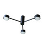 Зображення Люстра стельова MSK Electric Space на три круглі плафони під лампи GX53 чорна NL 8041-3 BK ИМ Light-Deco 1 