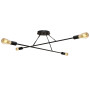 Зображення Люстра підвісна MSK Electric Asket під чотири лампи Е27 NL 10320-4 BK чорна ИМ Light-Deco 