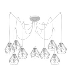 Люстра павук на дев'ять плафонів MSK Electric Milan NL 538-9 W