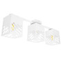 Зображення Люстра лофт MSK Electric Urban на три плафони біла NL 2410-3 WH ИМ Light-Deco 
