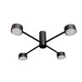 Зображення Люстра стельова MSK Electric Copter на чотири круглі плафони під лампи GX53 NL 8041-4 BK чорна ИМ Light-Deco 2 
