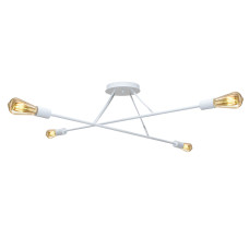 Люстра підвісна MSK Electric Asket під чотири лампи Е27 NL 10320-4 WH біла