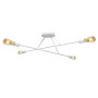 Зображення Люстра підвісна MSK Electric Asket під чотири лампи Е27 NL 10320-4 WH біла ИМ Light-Deco 