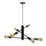 Зображення Люстра підвісна MSK Electric Asket на шість плафонів Е27 NL 6120-6 BK чорна ИМ Light-Deco 3 