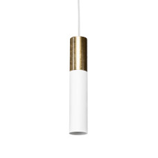 Светильник подвесной Атмолайт Split Е14 P40-220 BrushGold/White белый