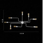 Изображение Люстра паук MSK Electric Maze лофт NL 13060/8W ИМ Light-Deco 3 