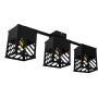 Зображення Люстра лофт MSK Electric Urban на три плафони чорна NL 2410-3 BK ИМ Light-Deco 