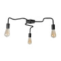 Зображення Люстра лофт MSK Electric Laminari стельова на три лампи NL 17503-3 BK ИМ Light-Deco 1 
