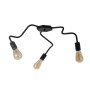 Зображення Люстра лофт MSK Electric Laminari стельова на три лампи NL 17503-3 BK ИМ Light-Deco 2 