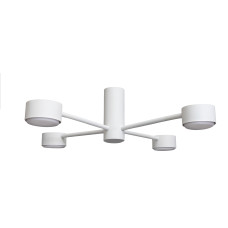 Люстра стельова MSK Electric Copter на чотири круглі плафони під лампи GX53 біла NL 8041-4 WH