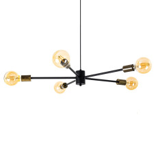 Люстра підвісна  Атмолайт Star P 5 840/320 Black/BrushGold чорний