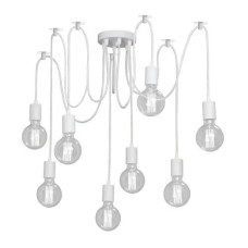 Люстра павук на вісім ламп MSK Electric Spider NL 149-8W білий