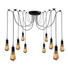 Люстра павук на десять ламп MSK Electric Spider NL 149-10