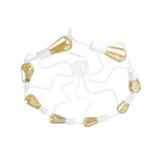 Люстра лофт MSK Electric Laminari на вісім ламп павук NL 5526-8 W