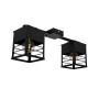 Зображення Люстра лофт MSK Electric Urban на два плафони чорна NL 2310-2 BK ИМ Light-Deco 