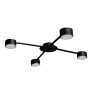 Зображення Люстра стельова MSK Electric Copter на чотири круглі плафони під лампи GX53 чорна NL 8040-4 BK ИМ Light-Deco 