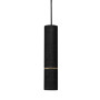 Изображение Светильник подвесной Атмолайт Split GU10 P57-270 MoireBlack-R-BrushGold черный ИМ Light-Deco 