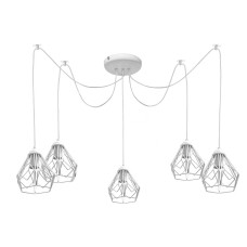 Люстра павук на п'ять плафонів MSK Electric Milan NL 538-5 W