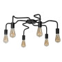 Зображення Люстра лофт MSK Electric Laminari стельова на шість ламп NL 17503-6 BK ИМ Light-Deco 1 
