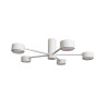 Зображення Люстра стельова MSK Electric Copter на п'ять круглих плафонів під лампи GX53 біла NL 8041-5 WH ИМ Light-Deco 