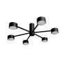 Зображення Люстра cтельова MSK Electric Copter на шість круглих плафонів під лампи GX53 NL 8041-6 BK чорний ИМ Light-Deco 1 