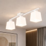 Изображение Люстра потолочная на три плафона MSK Electric Dublin под лампы Е27 белая NL 16610-3 WH ИМ Light-Deco 5 