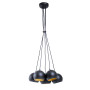 Изображение Светильник подвесной Bowl C150-5 Черный матовый с золотом(1389) ИМ Light-Deco 