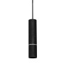 Изображение Светильник подвесной Атмолайт Split GU10 P57-270 MoireBlack-R-BrushSteel черный ИМ Light-Deco 