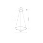 Зображення Подвесной светильник Nowodvorski 10862 Circolo LED M 1x21W 4000K 700Lm IP20 Bl ИМ Light-Deco 2 