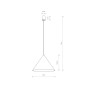 Зображення Подвесной светильник Nowodvorski 10872 Zenith L GU10 1x20W IP20 Silk Gray ИМ Light-Deco 1 